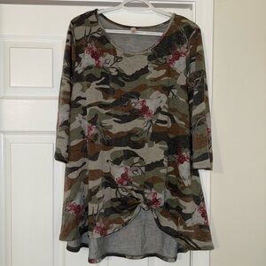 Floral Camouflage Women's Tunic